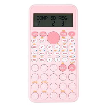 Imagem de Cryfokt Calculadora Científica de Bolso, 2 Linhas de Grande Botão Compacto Calculadora Portátil de Desktop 240 Funções para Empresas