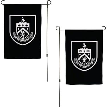 Imagem de Desert Cactus Bandeira de jardim Burnley FC – Banner FC Clarets de futebol de 48 x 30 cm, para exibição ao ar livre e eventos (bandeira de jardim C)