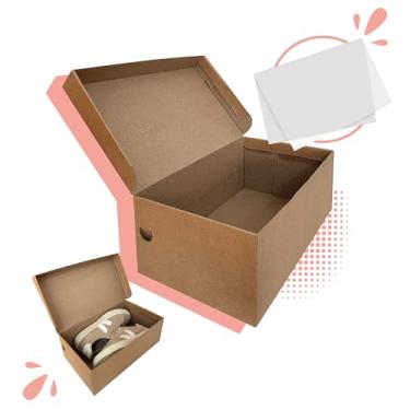 Imagem de 20 Caixas Papelão Para Sapato Tênis 33x19x12cm