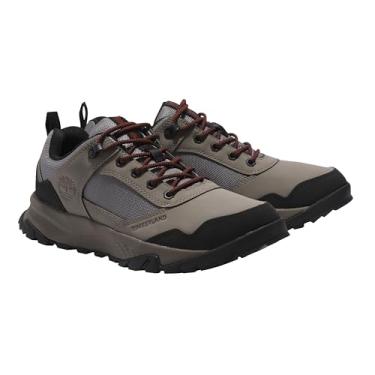 Imagem de Timberland Lincoln Peak Lite F/L Low Tênis de caminhada masculino, Couro cinza médio, 38