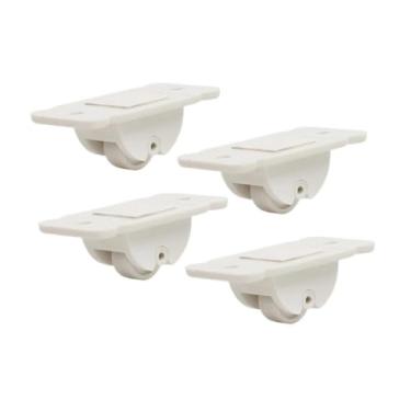 Imagem de 4x Rodízios Giratórios, Gaveta, de Armazenamento, Lata de, Roda de Carrinho de