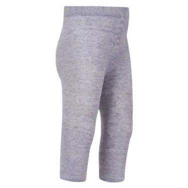 Imagem de Meia calça legging baby infantil menino lupo, RN, Cinza