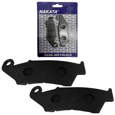 Imagem de Pastilha Freio Moto Dianteiro Biz XRE NX4 NAKATA PM102