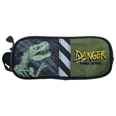 Imagem de Estojo Simples Escolar Masculino T-Rex Attack REF.TX25029E - Clio Styl