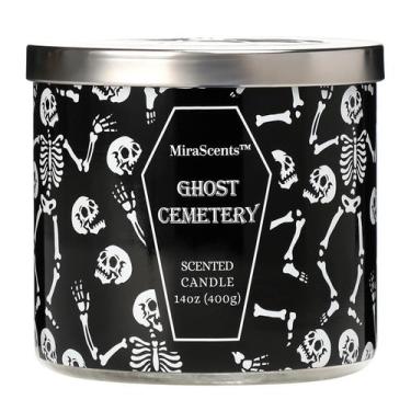 Imagem de Vela de Halloween MIRASCENTS Ghost Cemetery 400g Soy 3-Wick