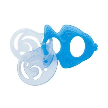 Imagem de Mordedor Lolly Peixe com Penduricalhos Azul