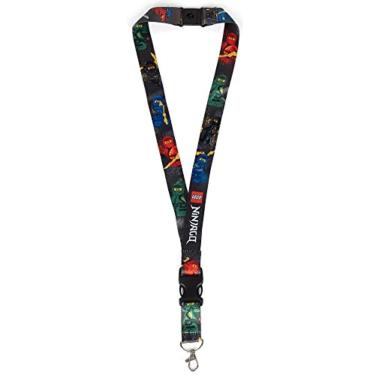 Imagem de LEGO NINJAGO Lanyard, Alça de pescoço para chaveiros, Detachabl