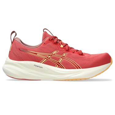 Imagem de ASICS Tênis de corrida feminino Gel-Pulse 16, Argila rosa escuro/brilho laranja, 41