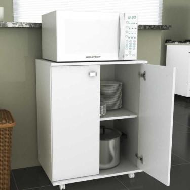 Imagem de Balcão para Forno Baixo 2 Portas 61cm BL3300 Tecnomóbili, Branco