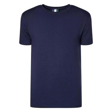 Imagem de Camiseta Reserva Slim Listra Modal Masculino Preto-Masculino