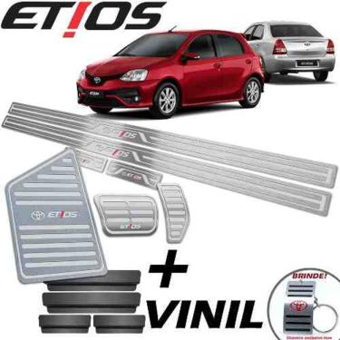 Imagem de Soleira Pedaleira Descanso Etios 13 A 19 Prata Automatic. BR