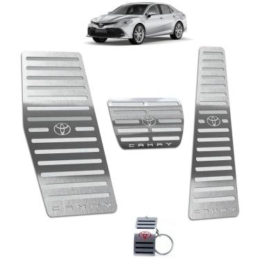 Imagem de Descanso De Pé + Pedaleira Toyota Camry 2018 A 2020 Prata