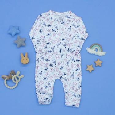 Imagem de Macacão Ribana Zíper Confortável Bebê Momentos Incríveis e Felizes Coe