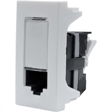 Imagem de Modulo Pial Plus Tomada Rj-45 Branco - 615045 - GL ELETRO