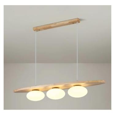 Imagem de Luminária pendente de vidro retrô, Luminária pendente LED moderna e minimalista, Recepção de restaurante, Decoração de mesa de jantar, Luminárias, Lustres