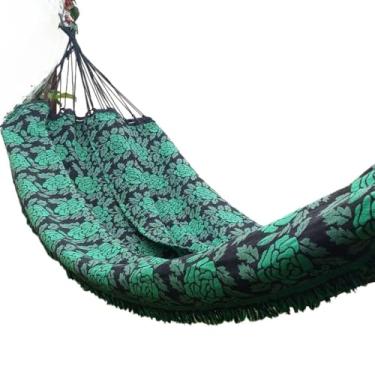 Imagem de Rede de Dormir para Casal - Rede de Descanso para Varanda, Quarto, Sala e Jardim(Verde)