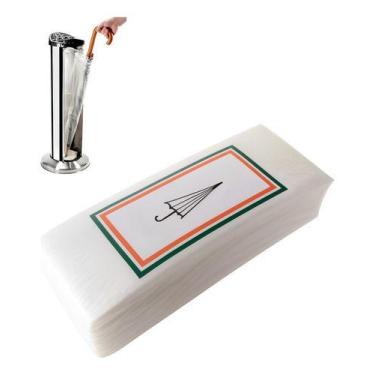 Imagem de Refil Saco Plástico Embalador De Guarda Chuva 100 Unidades - Armazém R