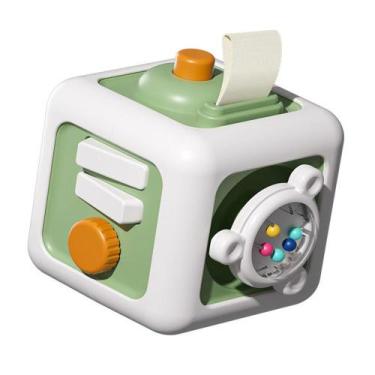 Imagem de Brinquedo Busy Cube para menino e menina de 1 ano, Montessori de 1 ano