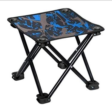 Imagem de ZYHSIJOBAS Cadeira dobrável, banqueta dobrável para uso ao ar livre, portátil, para adultos, banco pequeno, banco baixo, banco de sapato