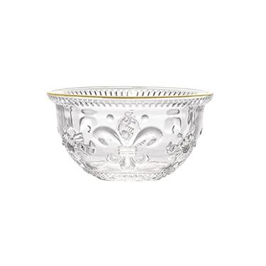 Imagem de ZYHSIJOBAS Tigela de frutas para salada de vidro transparente tigela de sobremesa tigela de salada de frutas casa sala de estar cozinha mesa vegetal tigela de sobremesa tigela de ramen