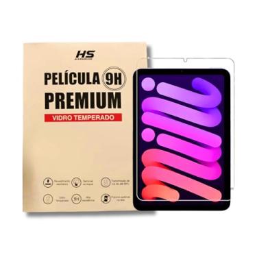 Imagem de Película de Vidro Temperado p/iPad Mini 6 8,3" e Mini 7 (8,3”, A17 Pro) – Anti-risco e quedas, Alta transparência, Toque preciso, Compatível com Apple Pencil