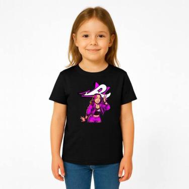 Imagem de Camiseta Infantil Rosa da Emily Vick Nova Coleção dos Rosas YouTuber E