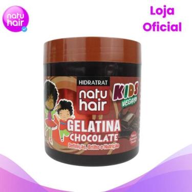 Imagem de Gelatina Natuhair Hidratrat Chocolate kids Vegano 550g