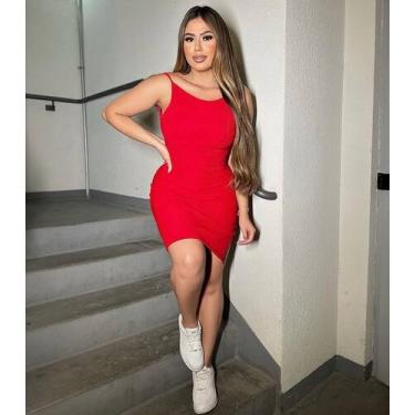 Imagem de Vestido Anarruga - Alicia Modas , Vermelho