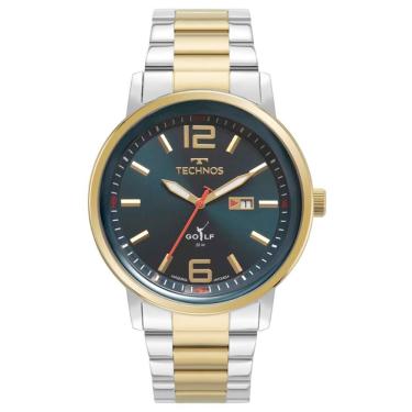 Imagem de Relógio Technos Masculino Ref: 2115ncq/1a Clássico Golf Bicolor