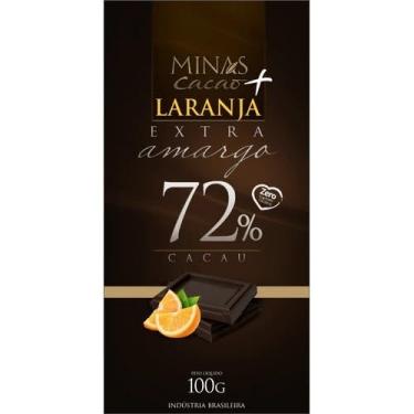 Imagem de CHOCOLATE MINAS CACAO EXTRA AMARGO 72% CACAU MAIS BANANA 100G ZERO LACTOSE/GLÚTEN VEGANO