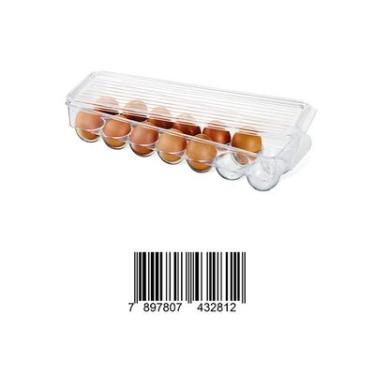 Imagem de PORTA OVOS C/ TAMPA TRANSP CRISTAL ARTHI