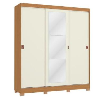 Imagem de Guarda-Roupa Casal Kappesberg CB01R589, 3 Portas de Correr, com Espelh