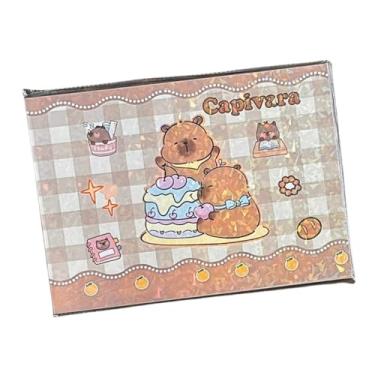 Imagem de Livro de Colorir Capivara, Capa Holográfica com Ilustrações Infantis, Desenhos para Colorir, Acabamento Premium - Sortido