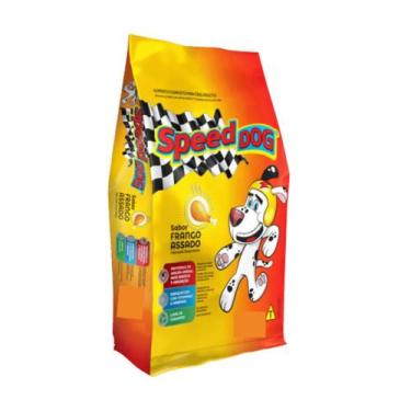 Imagem de Ração Speed Dog para Cães Adultos Sabor Frango Assado 18 Proteínas 7kg
