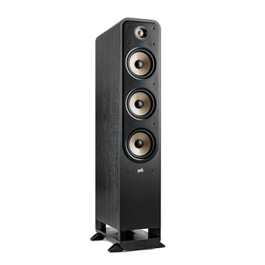 Imagem de Alto-falante Polk Signature Elite ES60 Tower – Certificado de áudio de alta resolução, compatível com Dolby Atmos e DTS:X, tweeter de 2,5 cm e três woofers de 16,5 cm, tecnologia de porta de