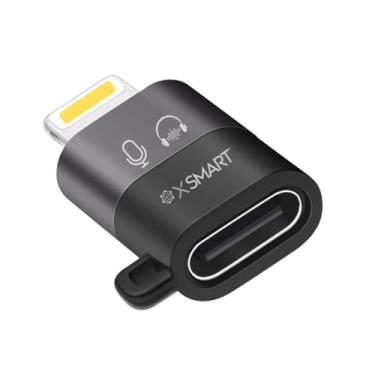 Imagem de adaptador OTG USB C para Lightning suporta audio,lapelas para iphone 14/13/12/11/iPad, Leitor de cartão de câmera, teclado, mouse, unidade flash USB (1, preto)