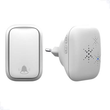 Imagem de Campainha Sem Fio Residencial Longo Alcance de 150 metros 38 Melodias Resistente à água Instalação simples