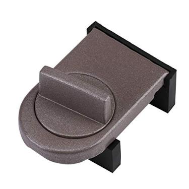 Imagem de Aqur2020 Fechadura de Janela Deslizante, Fechadura de Segurança Metálica Ajustável Com Almofada de Borracha, Fácil Instalação para Janelas Horizontais, Segurança Infantil e Controle de