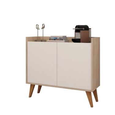 Imagem de Aparador Buffet Fly 2 Portas Carvalho Com Off White - Móveisaqui