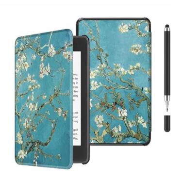 Imagem de Akacy Capa com padrão pintado para Amazon Kindle geração 8ª (versão 2016), modelos SY69JL. fina e leve, à prova d'água (28)