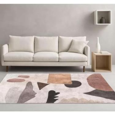 Imagem de Tapete Belga Estampado 2,00 x 1,40m Para Sala Quarto De Luxo (Estampa 04)