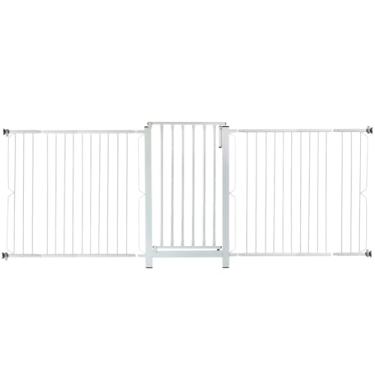 Imagem de Grade para Porta Segurança e Proteção de Bebes e Pets, vãos de 196cm 197cm 198cm 199cm 200cm - MASTER