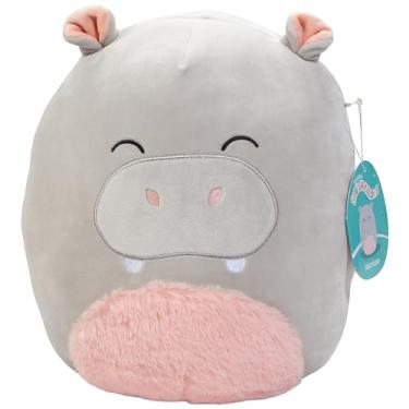 Imagem de Squishmallows 10" Harrison The Grey Hippo Plush - Official Kellytoy - Collectible Soft Squishy Hippopotamus Stuffed Animal Toy - Add to Your Squad - Gift for Kids, Girls & Boys - 10 Inch