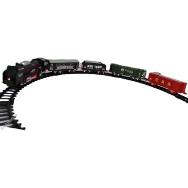 Imagem de Trenzinho Locomotiva Ferrorama A Pilha Trilhos 19 Peças