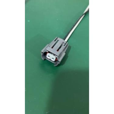 Imagem de Lexleesky 4 peças conector injetor de combustível plugue fio 2 pinos 06A973722 06A973722 compatível com A4 A6 Golf Jetta Skoda Seat Tucson, FX35, G35, M35, Amanti, Magentis