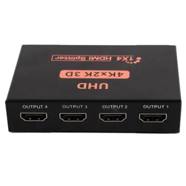 Imagem de Multiplicador F3  HDMI 1 Entrada E 4 Saídas 4k Full HD Splitter - JC-SPHMI