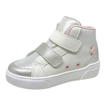 Imagem de Bota Casual Infantil Menina Conforto Metalizado Klin Sky