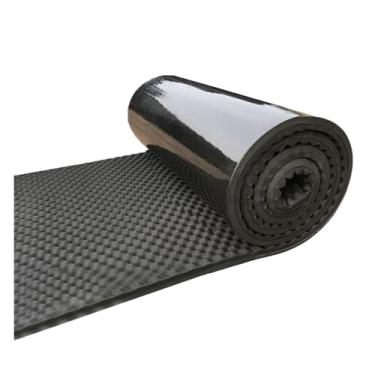 Imagem de Painéis de espuma à prova de som, painéis de espuma acústica à prova de som de caixa de ovo, painéis acústicos para casa, escritório, sala de gravação, estúdio (espessura: 30 mm/1,2 pol, preto)