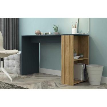 Imagem de Escrivaninha P- Escritório Mb 1060 Mel-petroleo - Movelbento