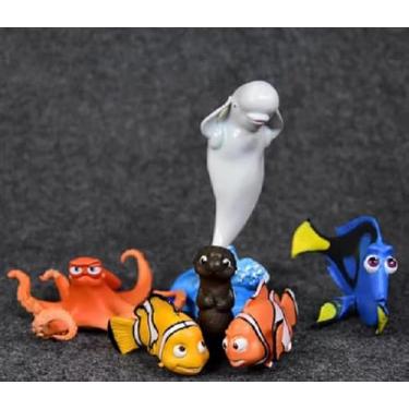 Imagem de Kit 9 Bonecos Miniaturas Procurando Nemo
